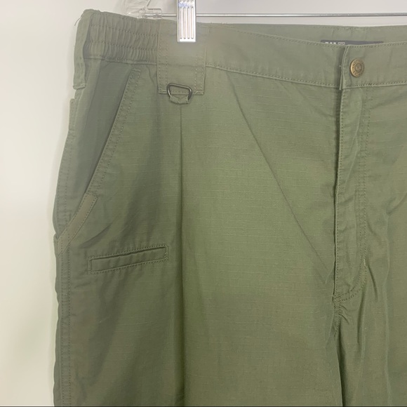 5.11 Tactical Series Army Green Womens Cargo Work Pants - Picture 4 of 10